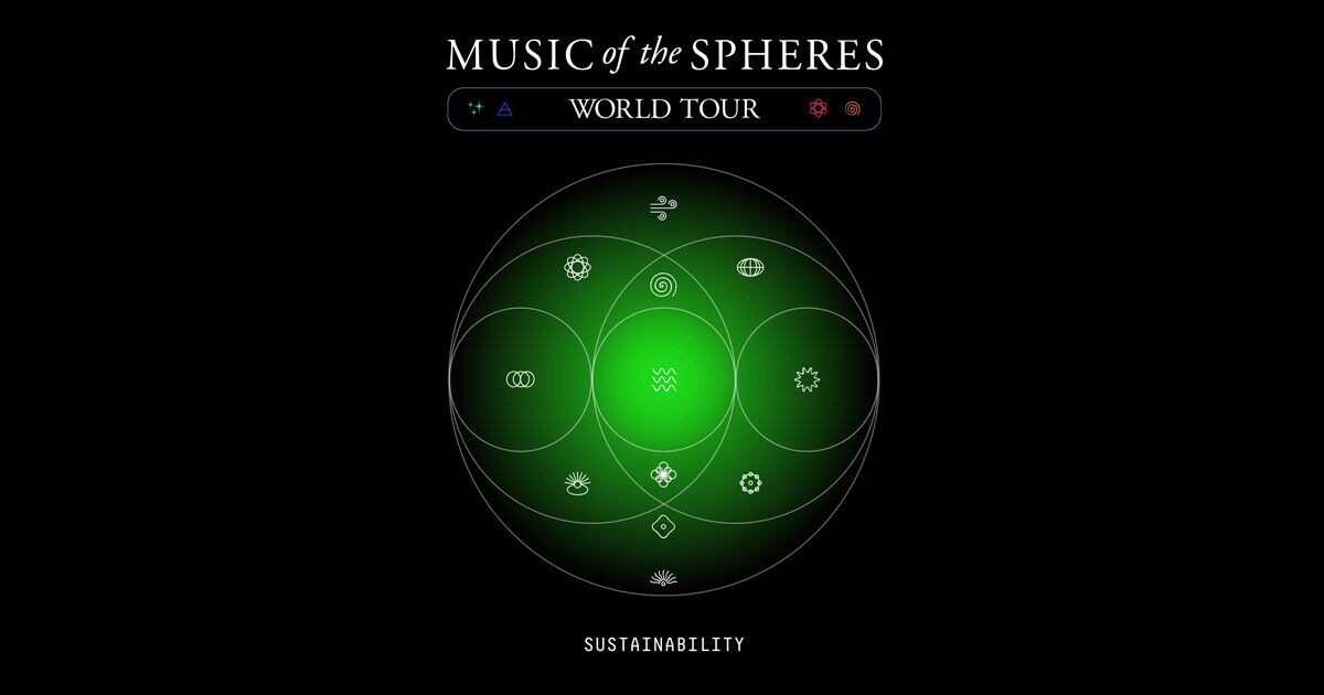 Music of the Spheres World Tour: Sustainability